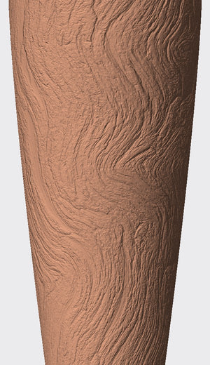 Flowing wood-grain lines give this cover a natural, lightly varied texture.