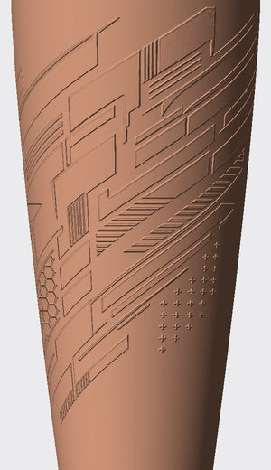 Angular blocks, diagonal lines and layered shapes give this cover a crisp urban feel.